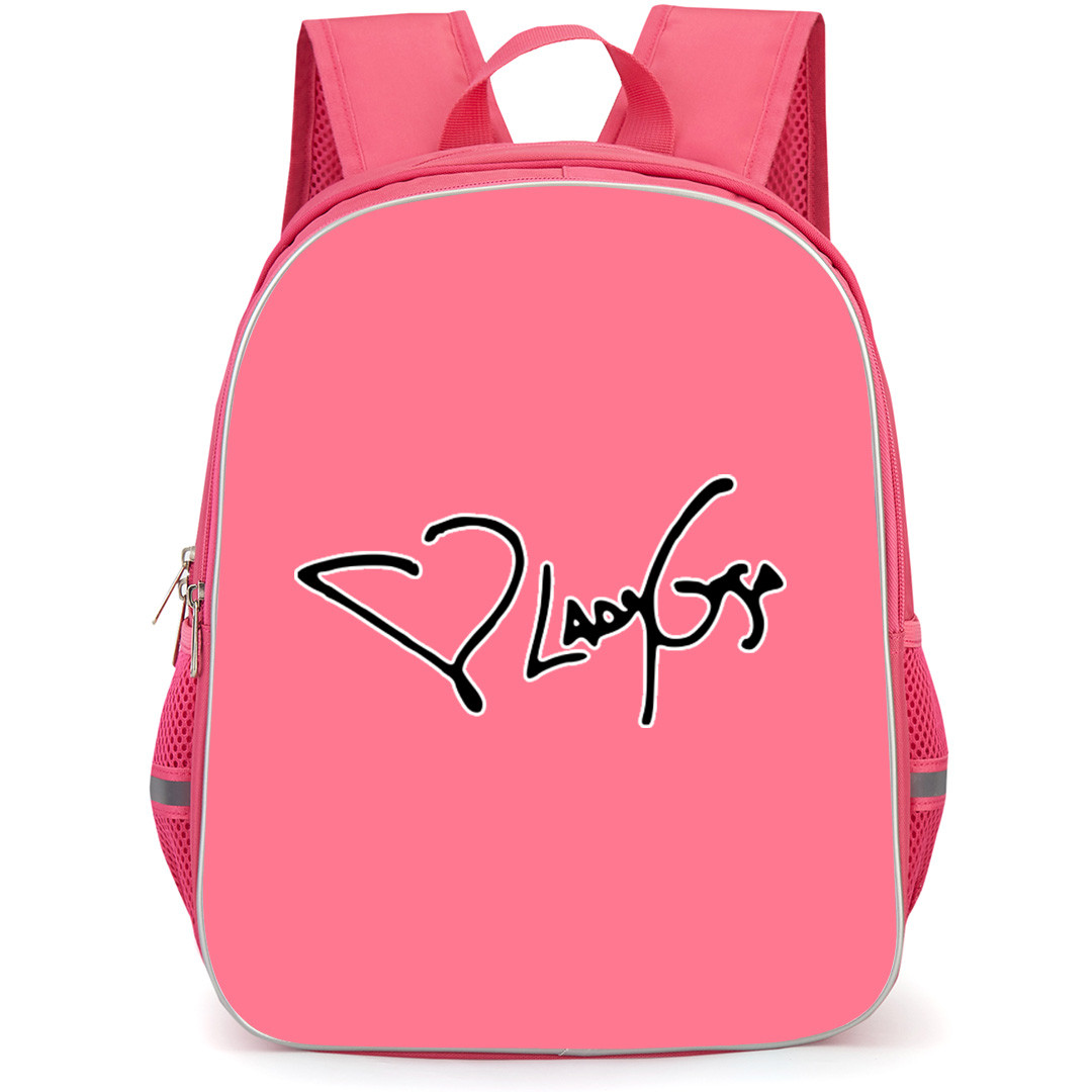 Lady Gaga Backpack School Bag StudentPack - Lady Gaga Autograph Logo