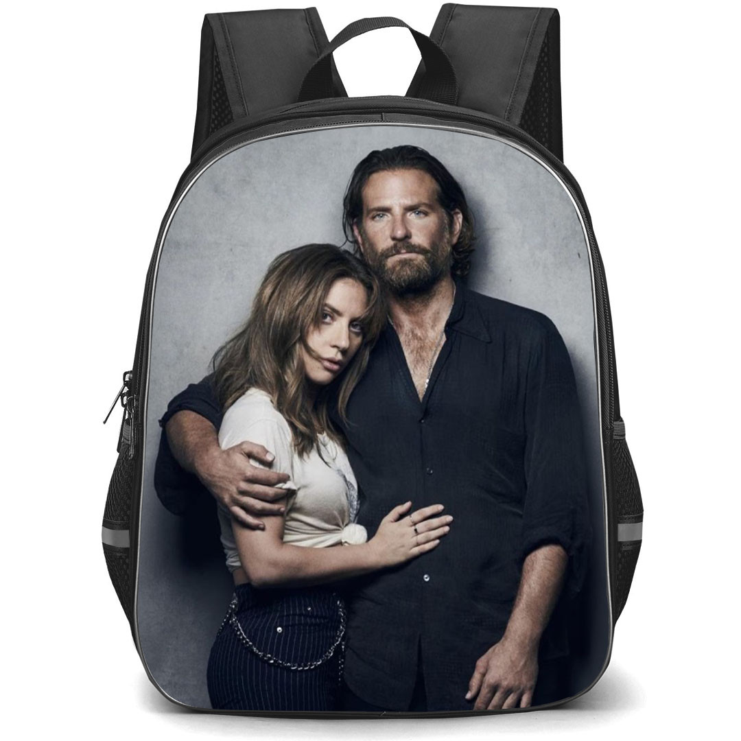Lady Gaga Backpack School Bag StudentPack - Lady Gaga And Bradley Cooper Hugging Pose