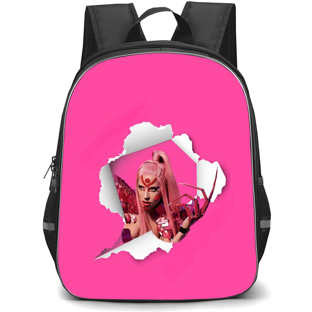 Lady Gaga Backpack StudentPack - Lady Gaga Chromatica Pink Poster