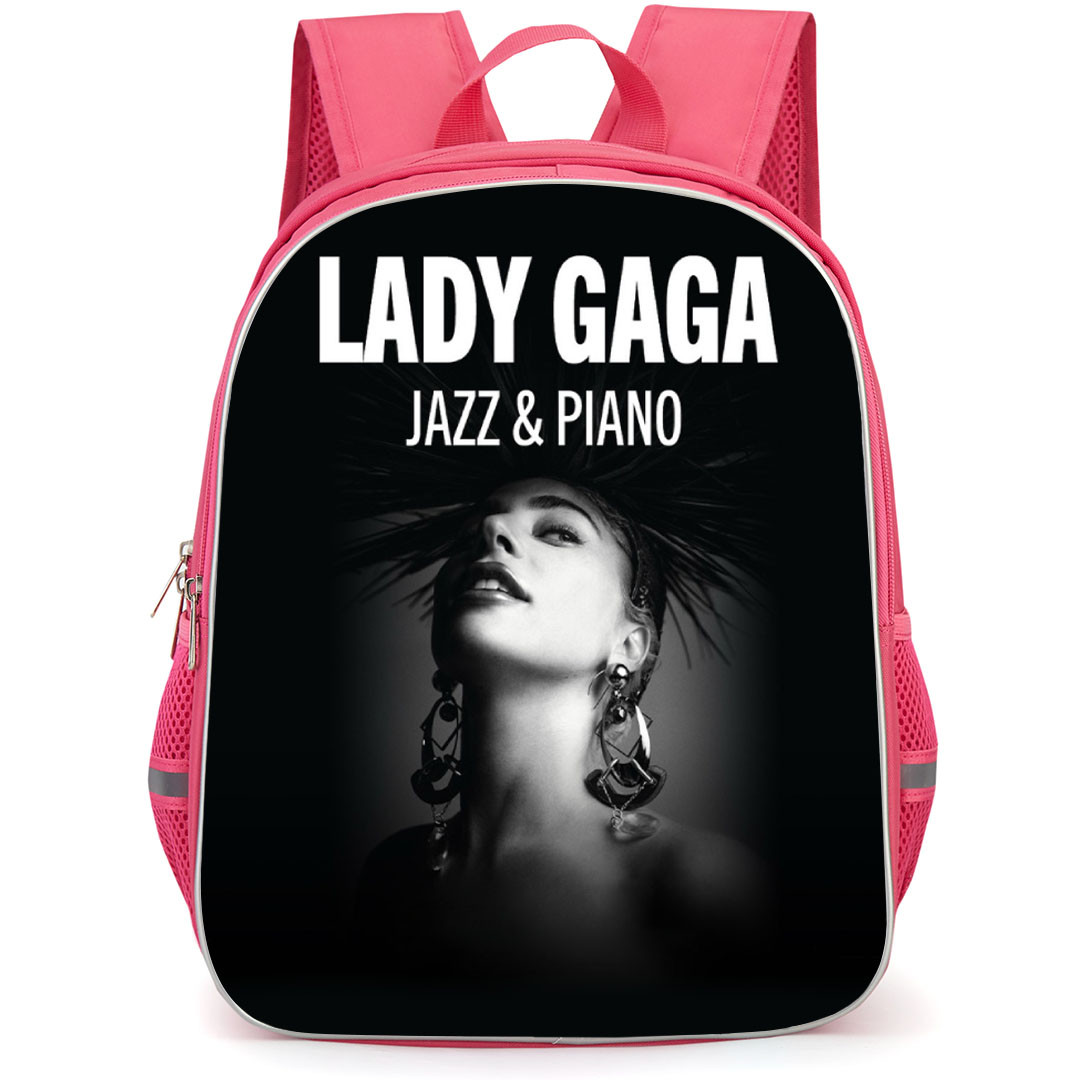 Lady Gaga Backpack School Bag StudentPack - Lady Gaga Jazz And Piano Poster