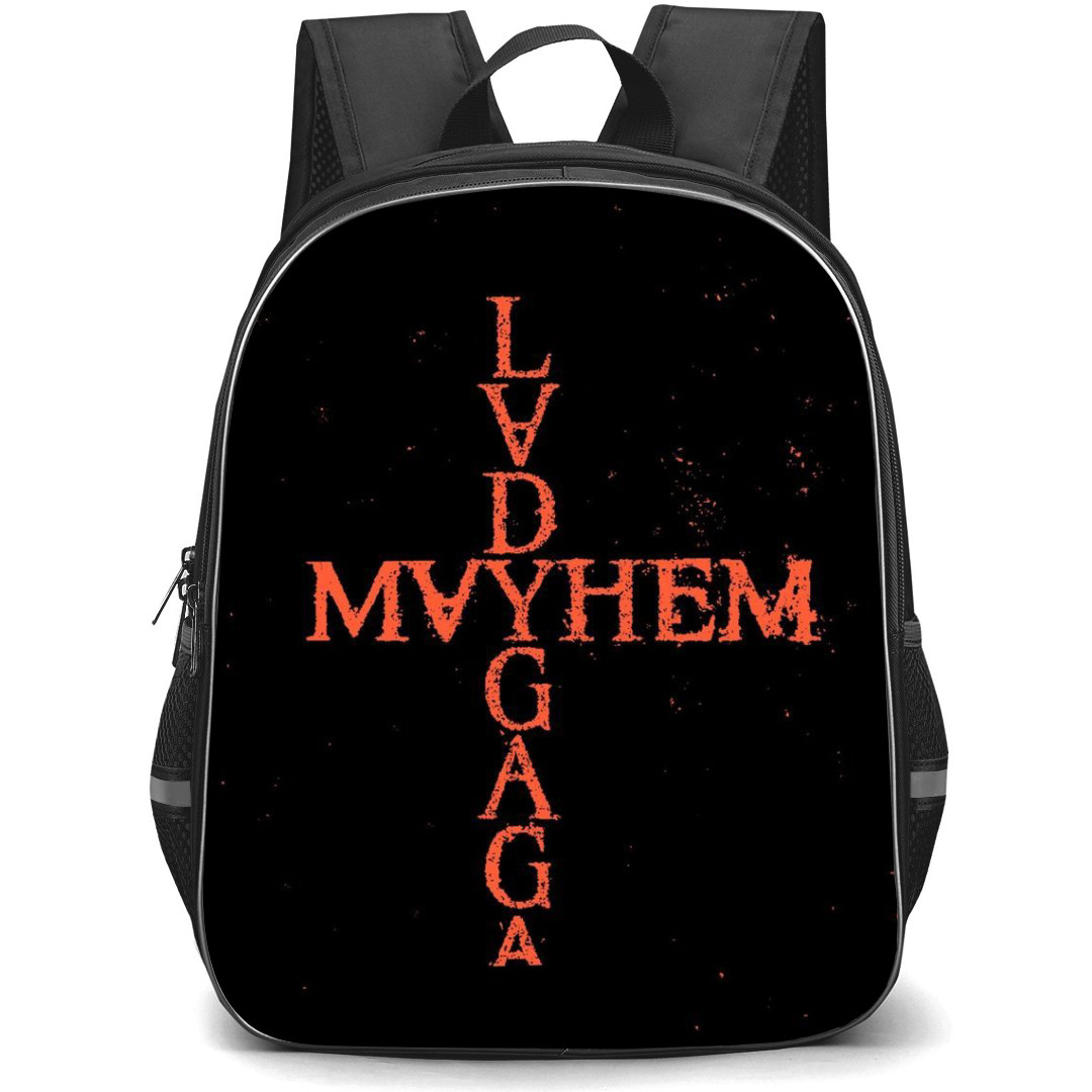 Lady Gaga Backpack StudentPack - Lady Gaga Mayhem Black Background