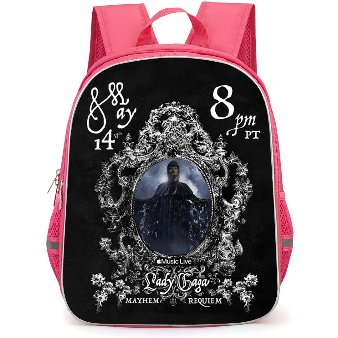 Lady Gaga Backpack School Bag StudentPack - Lady Gaga Mayhem Requiem Poster