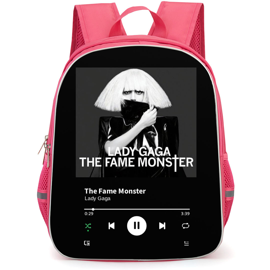 Lady Gaga Backpack School Bag StudentPack - Lady Gaga The Fame Monster Album Cover