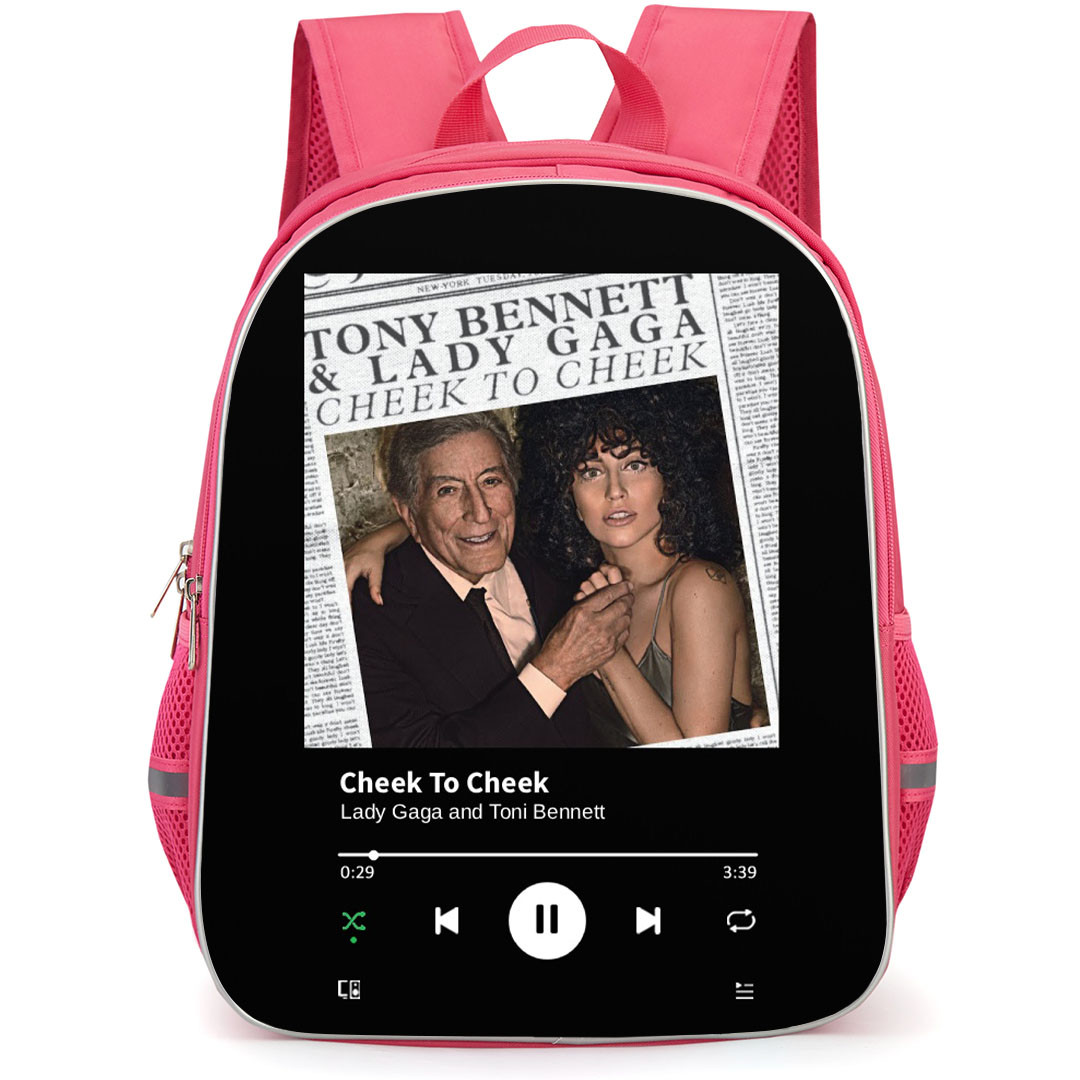 Lady Gaga Backpack School Bag StudentPack - Lady Gaga X Toni Bennett Cheek To Cheek Album Cover
