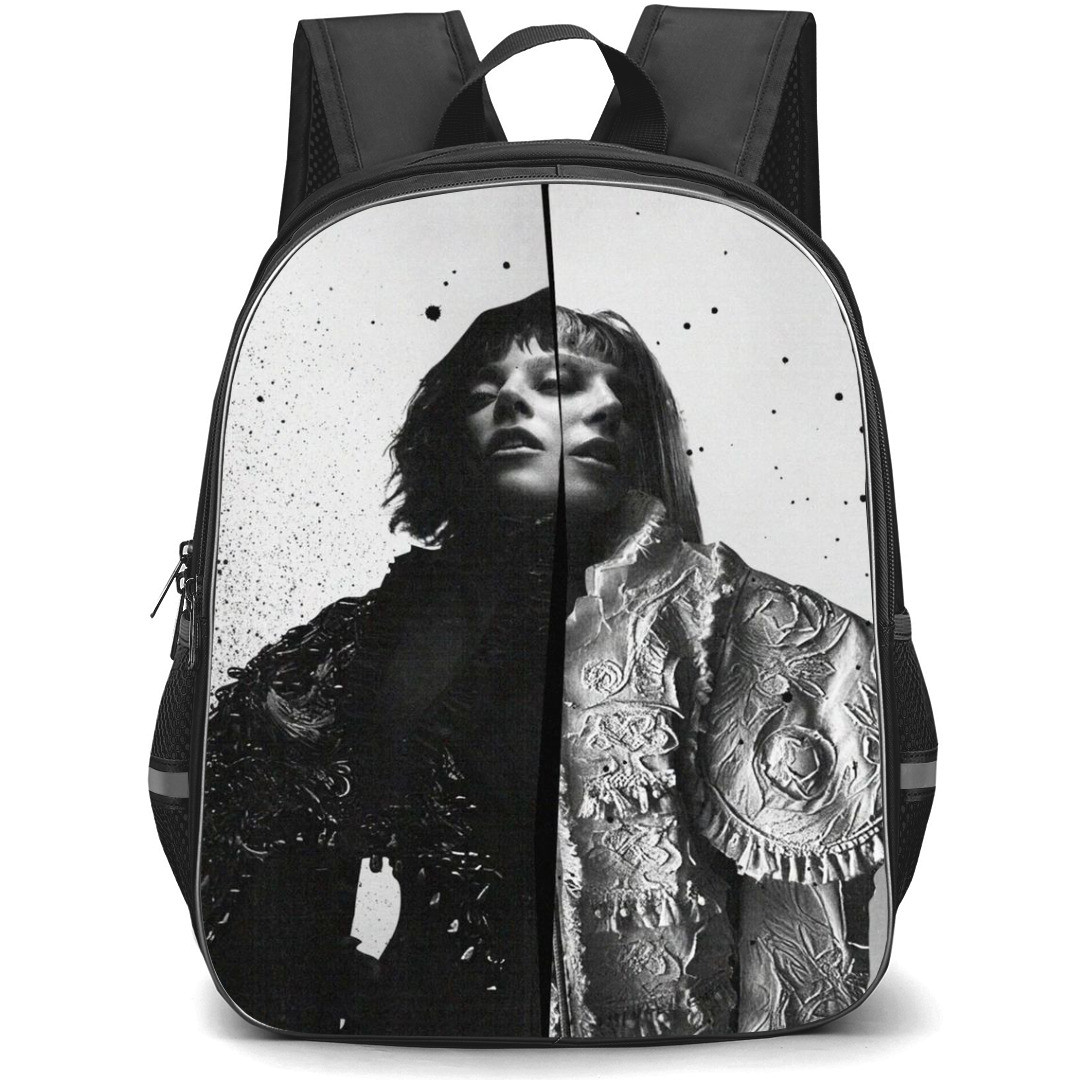 Lady Gaga Backpack StudentPack - Lady Gaga Mayhem Two Face White Background