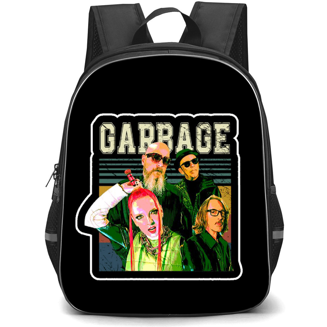 Garbage Backpack School Bag StudentPack - Band Retro Fierce Sticker