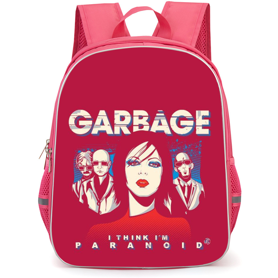 Garbage Backpack School Bag StudentPack - Band Retro Paranoid Poster