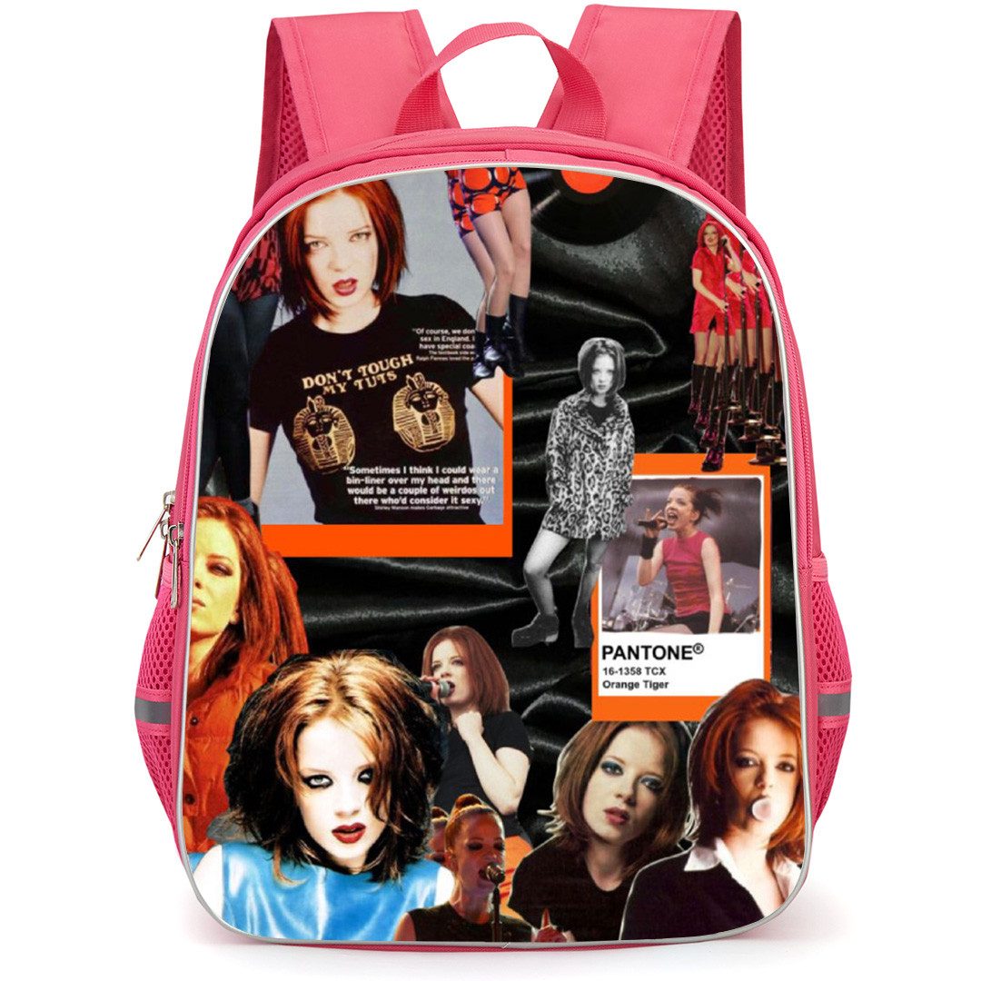 Garbage Backpack School Bag StudentPack - Pantone Band Collage Poster