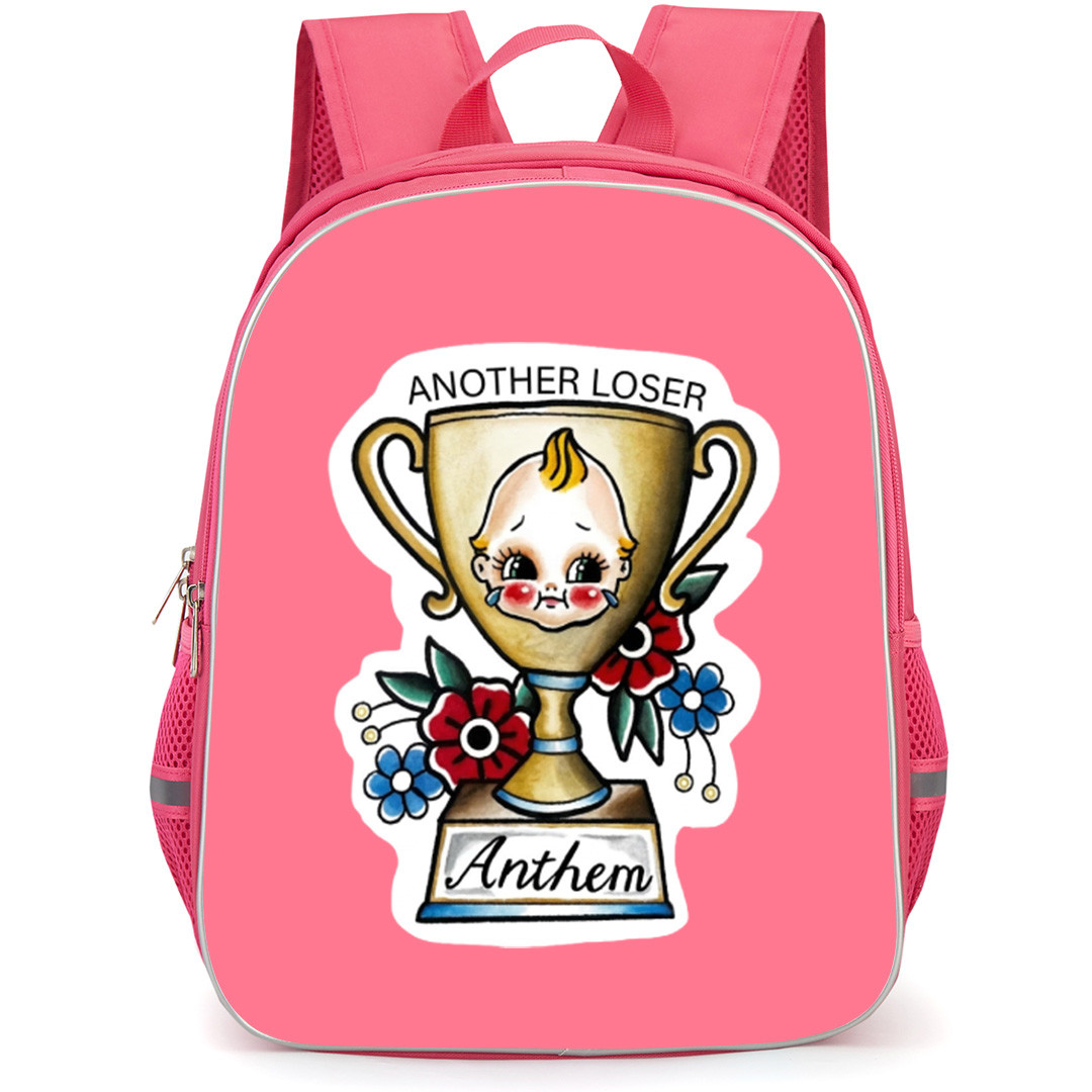 Good Charlotte Backpack School Bag StudentPack - Good Charlotte Another Loser Anthem Sticker Art