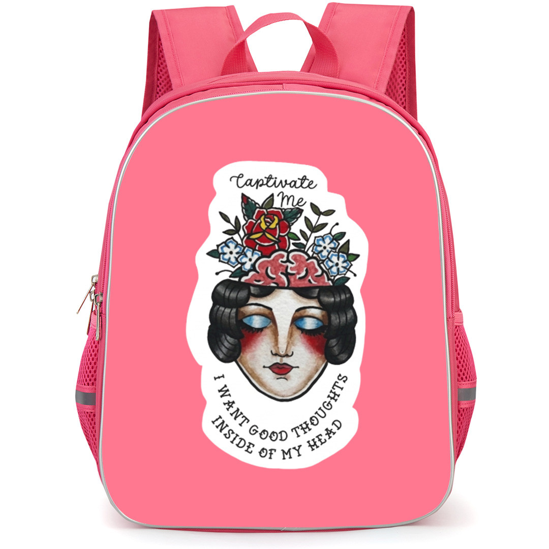 Good Charlotte Backpack School Bag StudentPack - Good Charlotte Captivate Me Sticker Art