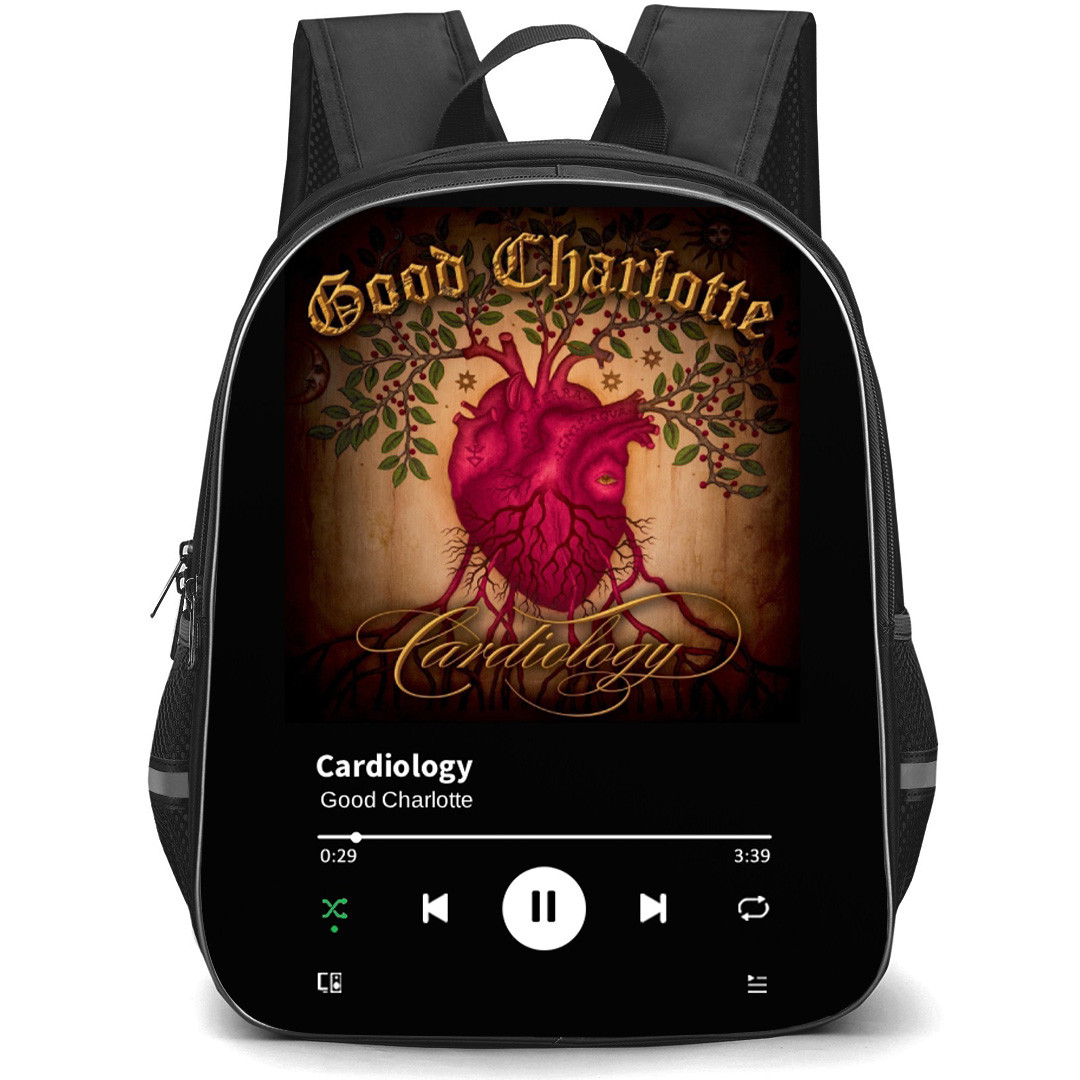 Good Charlotte Backpack School Bag StudentPack - Good Charlotte Cardiology Album Cover