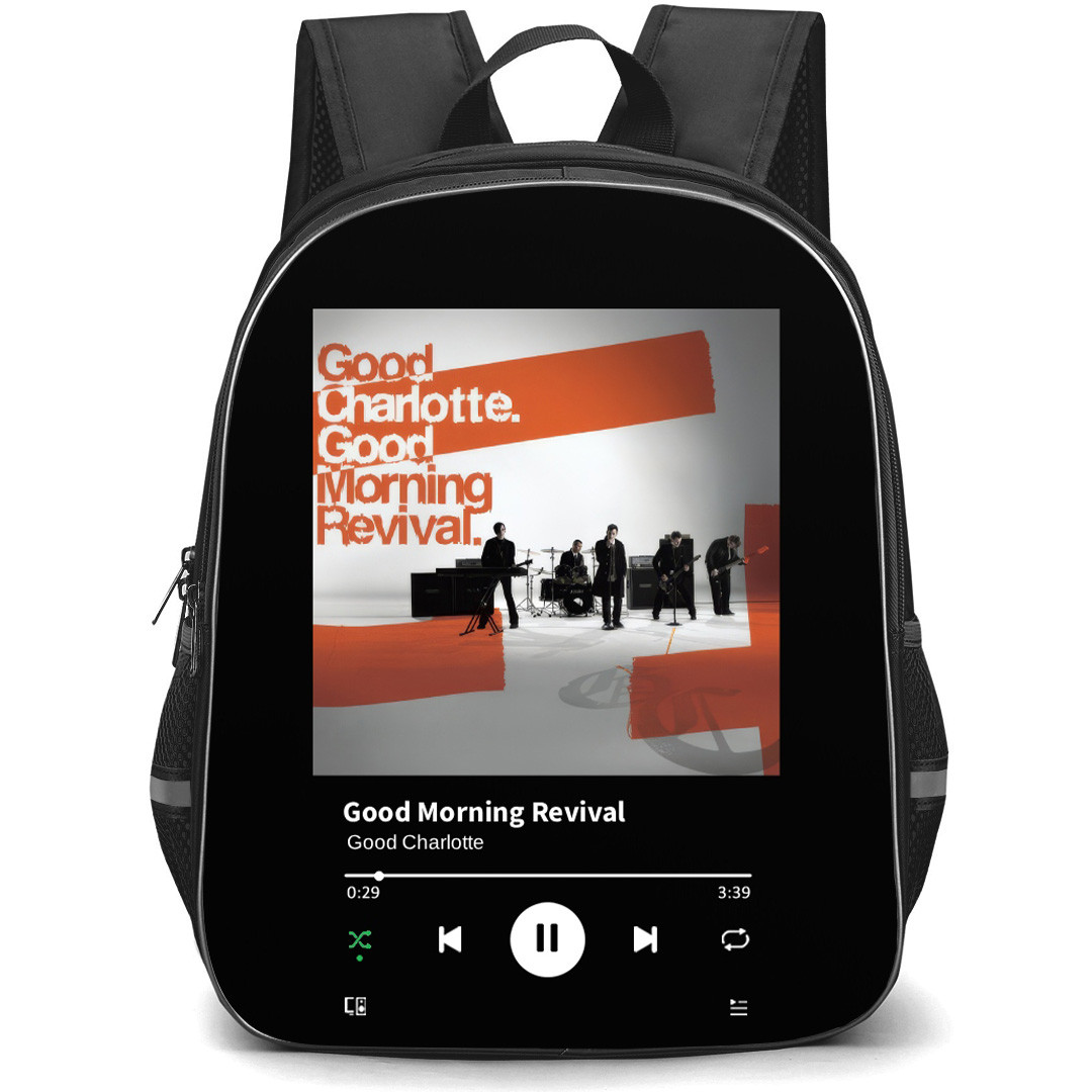 Good Charlotte Backpack School Bag StudentPack - Good Charlotte Good Morning Revival Album Cover
