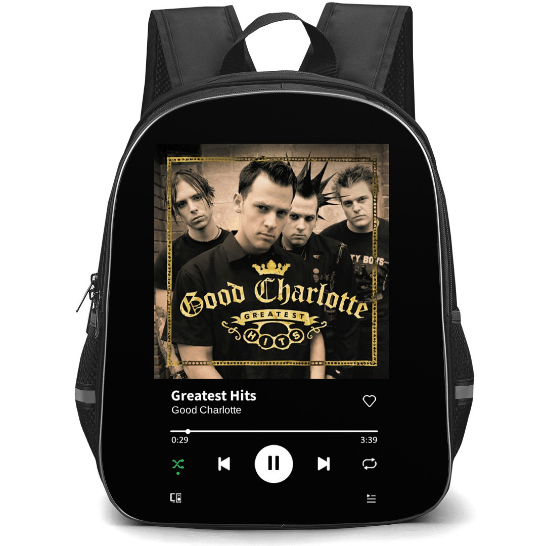 Good Charlotte Backpack School Bag StudentPack - Good Charlotte Greatest Hits Portrait