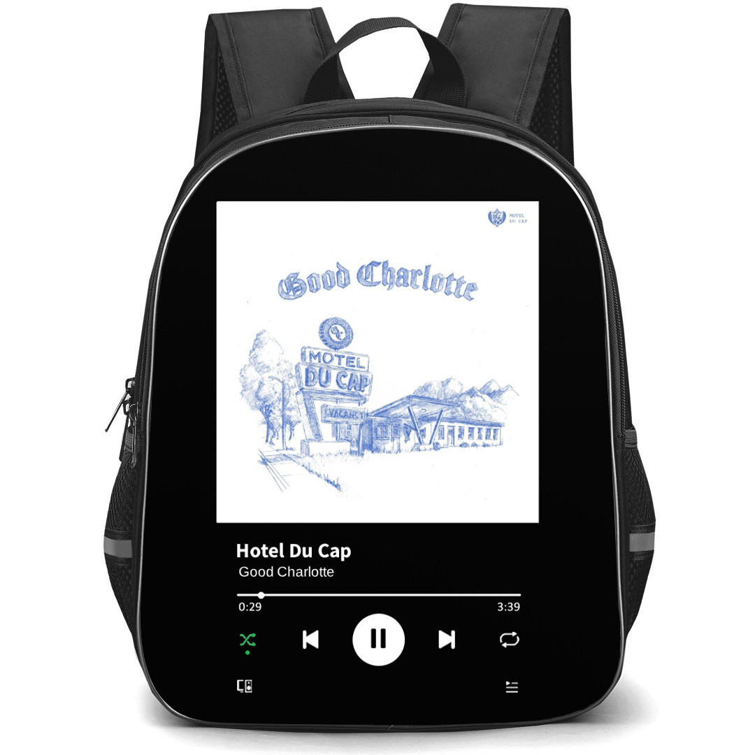 Good Charlotte Backpack School Bag StudentPack - Good Charlotte Hotel Du Cap Album Cover
