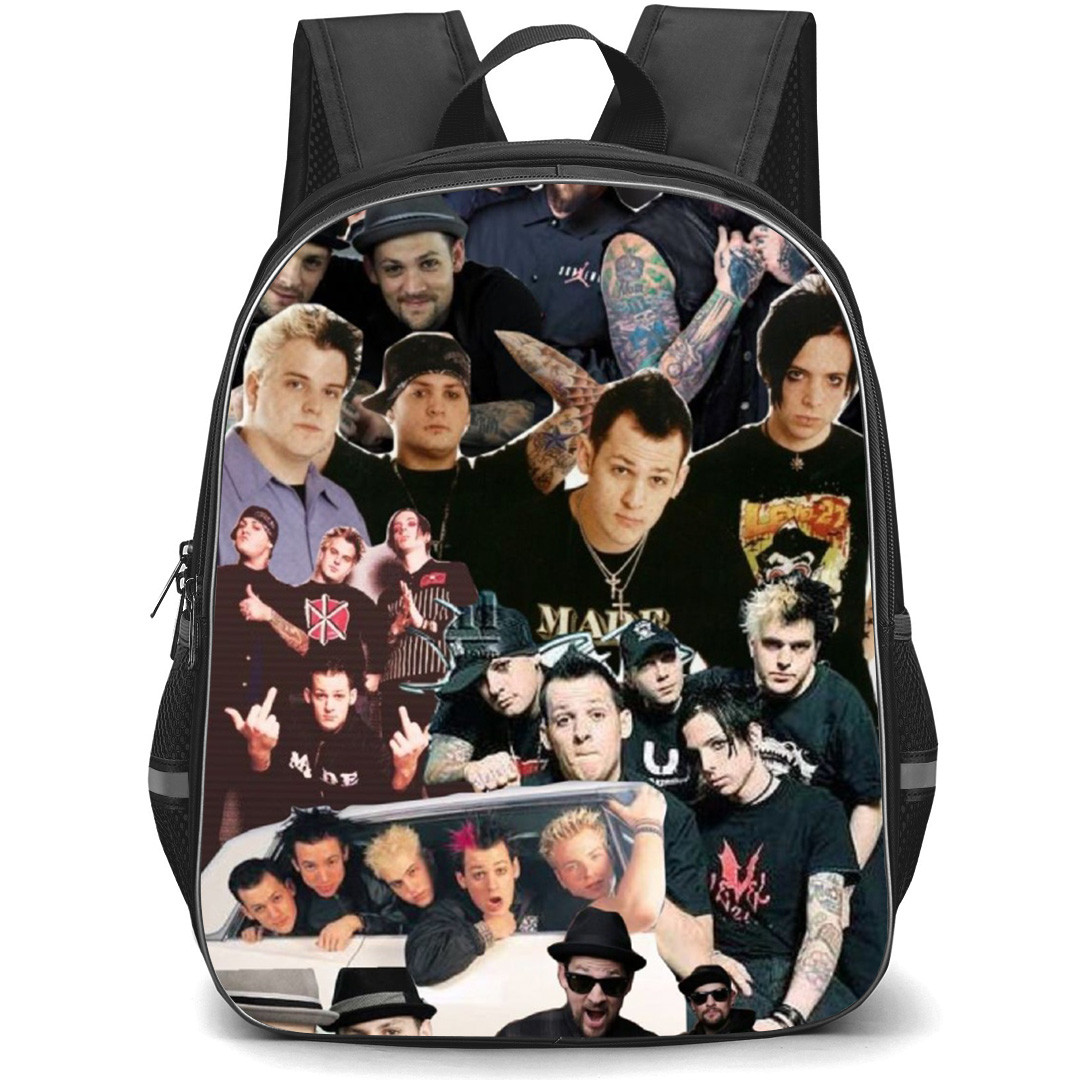 Good Charlotte Backpack School Bag StudentPack - Good Charlotte Members Expressions Collage