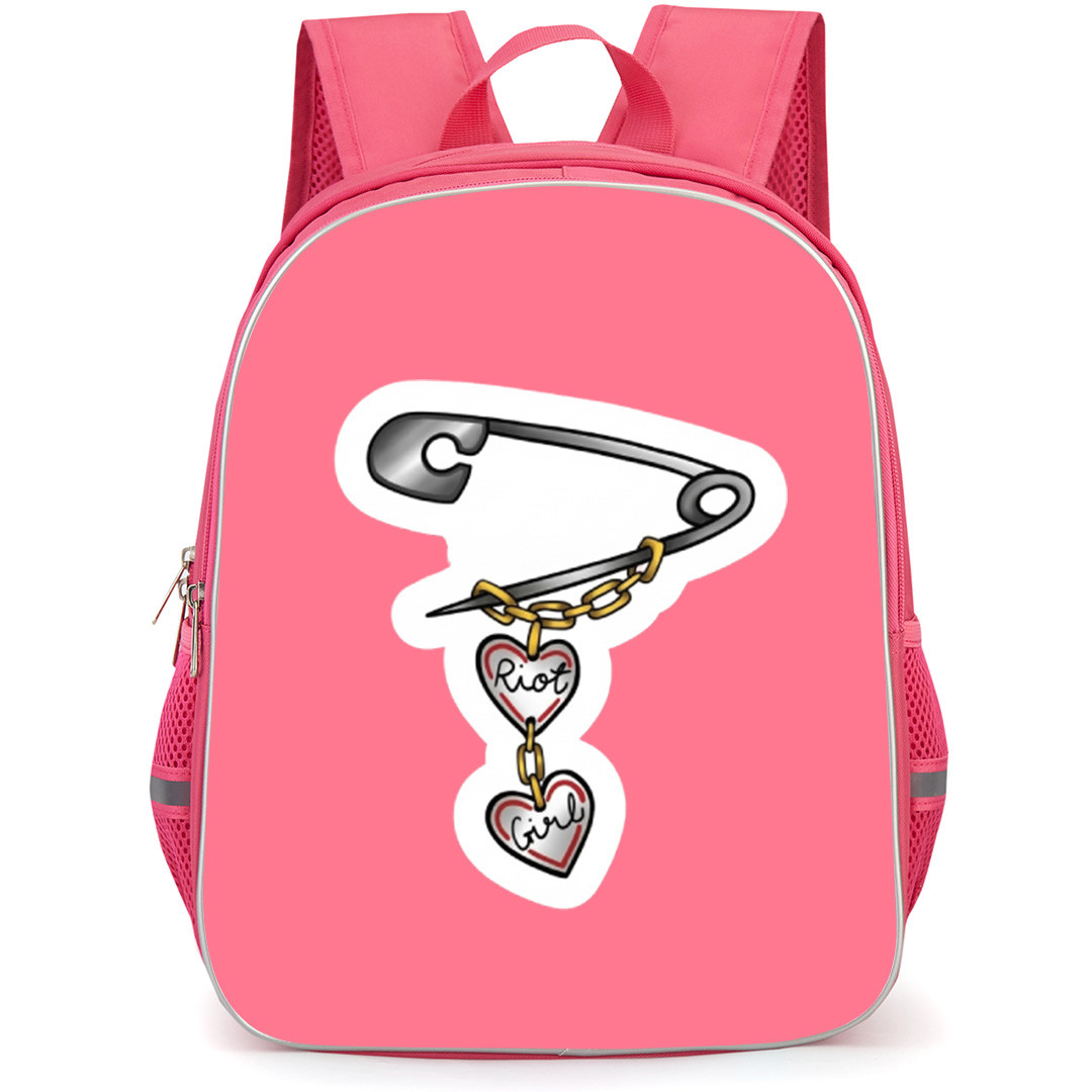 Good Charlotte Backpack School Bag StudentPack - Good Charlotte Riot Girl Sticker Art