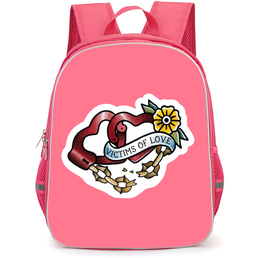Good Charlotte Backpack School Bag StudentPack - Good Charlotte Victims Of Love Sticker Art