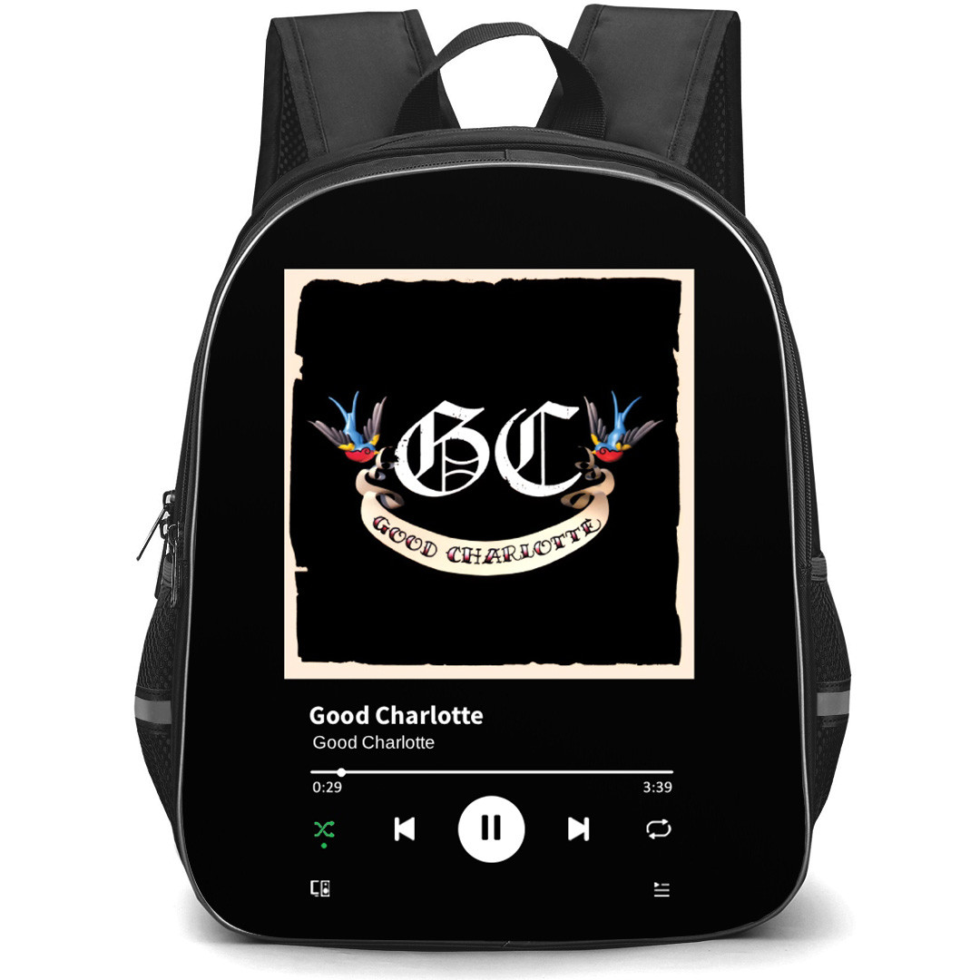 Good Charlotte Backpack School Bag StudentPack - Good Charlotte Vinyl Cover