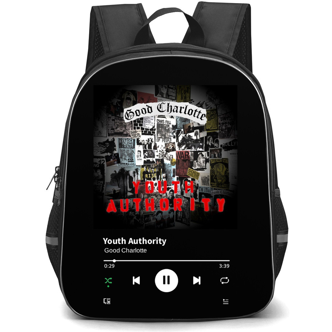 Good Charlotte Backpack School Bag StudentPack - Good Charlotte Youth Authority Album Cover