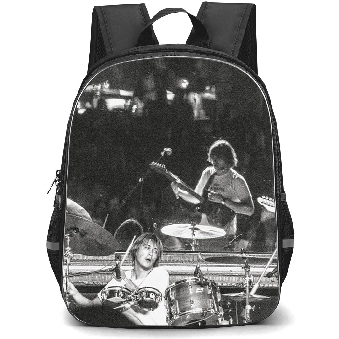 Geese Backpack School Bag StudentPack - Geese Foro La Paz Live Performance Grayscale Poster