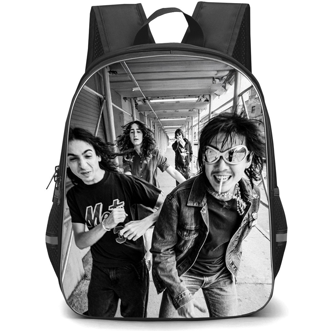 Geese Backpack School Bag StudentPack - Geese Rolling Stone Session Grayscale Poster