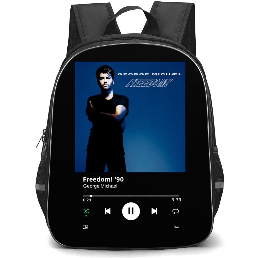 George Michael Backpack School Bag StudentPack - George Michael Freedom! '90 Album Cover