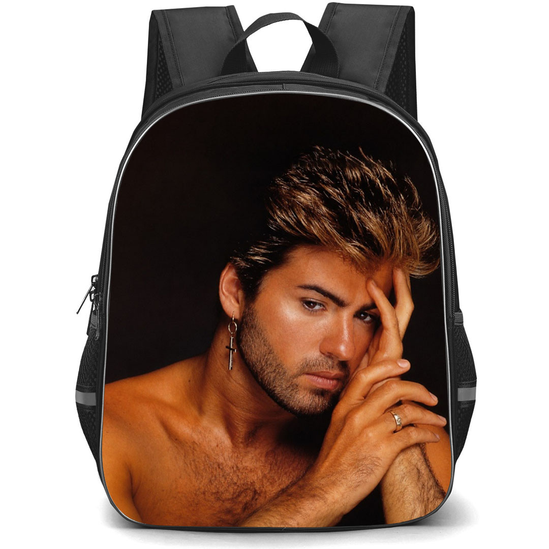 George Michael Backpack School Bag StudentPack - George Michael Side Portrait Topless