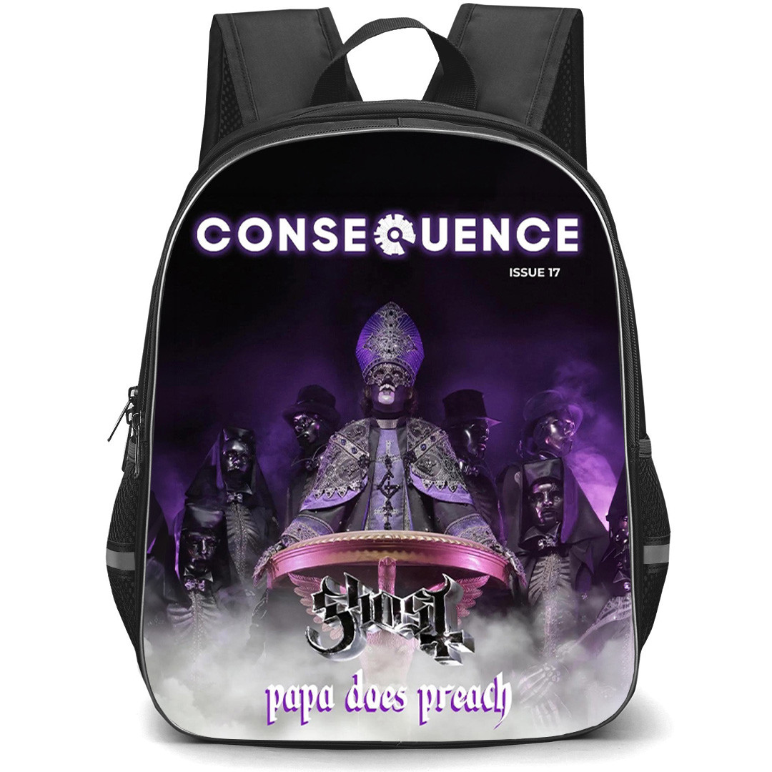 Ghost BC Backpack School Bag StudentPack - Ghost BC Consequence Magazine Cover Poster