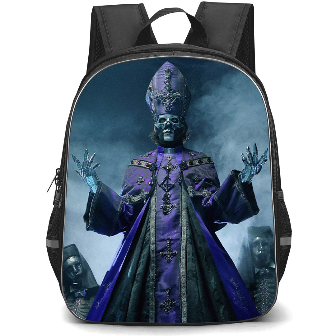 Ghost BC Backpack School Bag StudentPack - Ghost BC Papa Emeritus Stage Ritual Poster