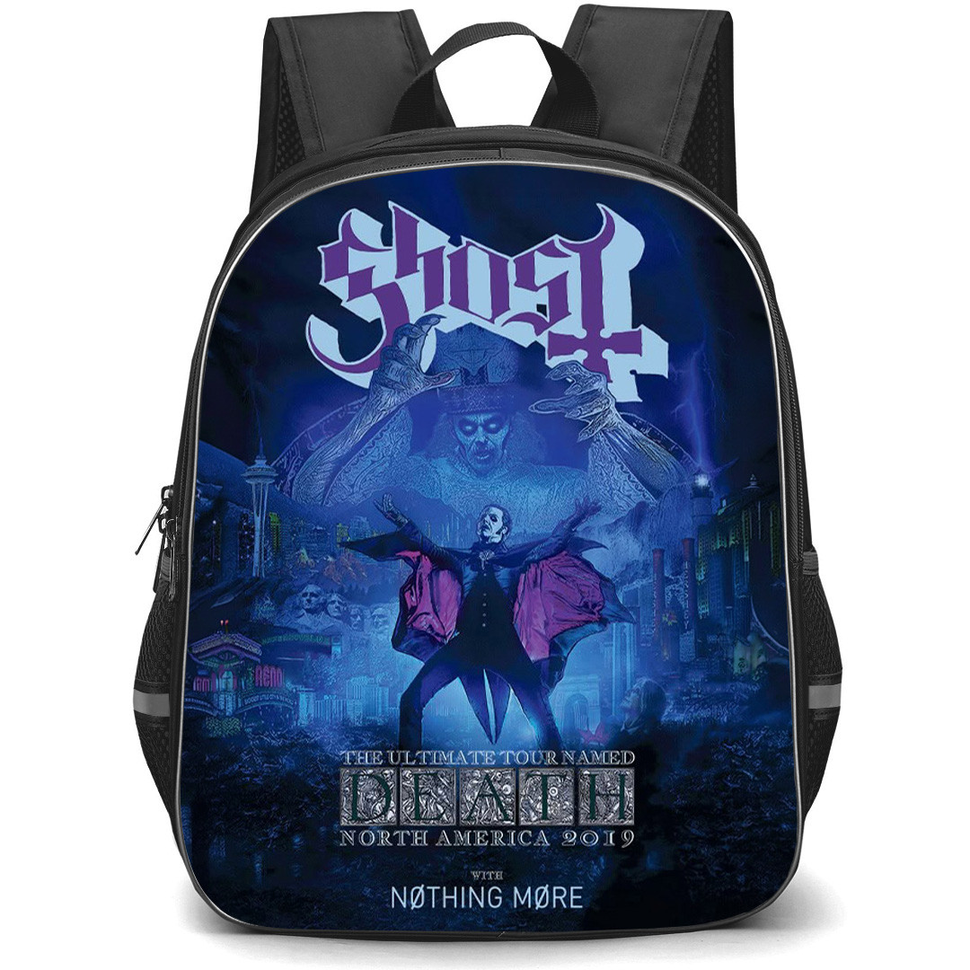 Ghost BC Backpack School Bag StudentPack - Ghost BC The Ultimate Tour Named Death Poster