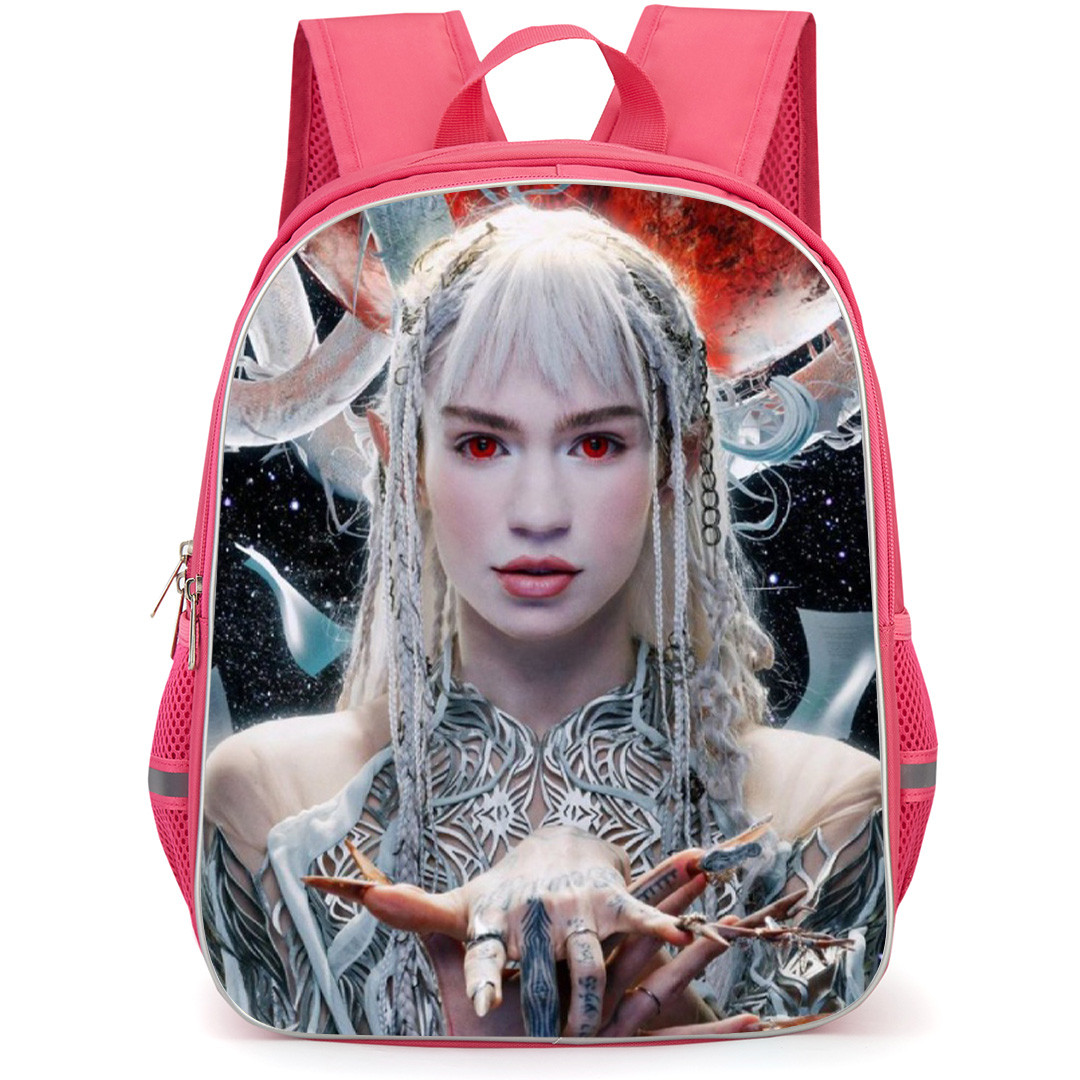 Grimes Backpack School Bag StudentPack - Grimes Saga Book Portrait Galaxy Background