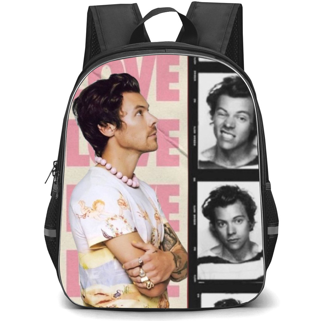 Harry Styles Backpack School Bag StudentPack - Harry Styles Love Collage
