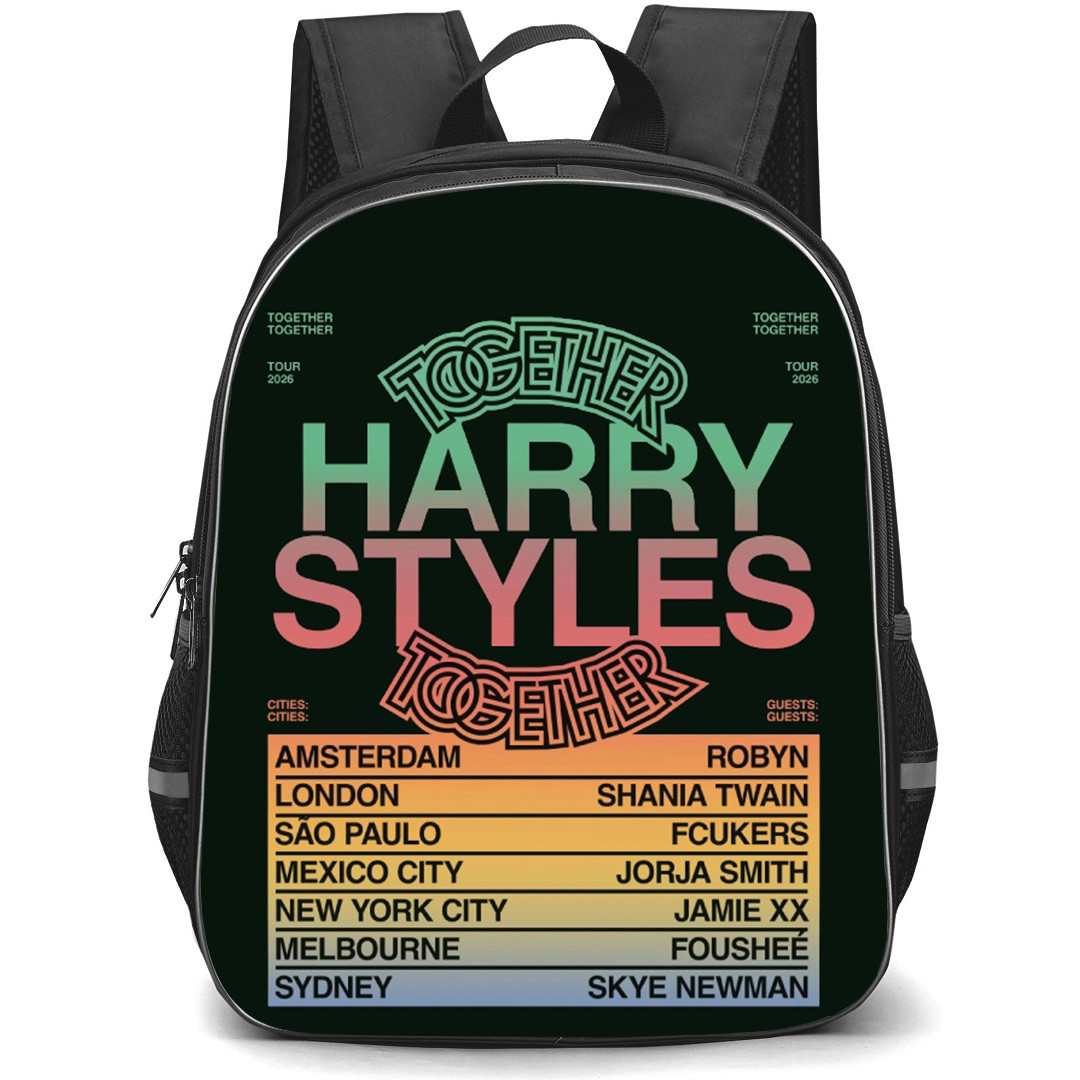 Harry Styles Backpack School Bag StudentPack - Harry Styles Together Tour Poster