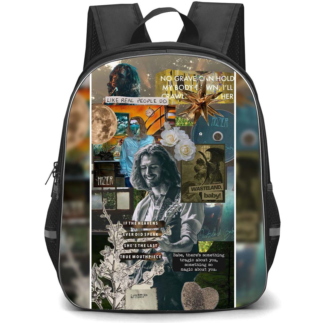 Hozier Backpack StudentPack - Hozier If The Heavens Ever Did Speak Collage Poster