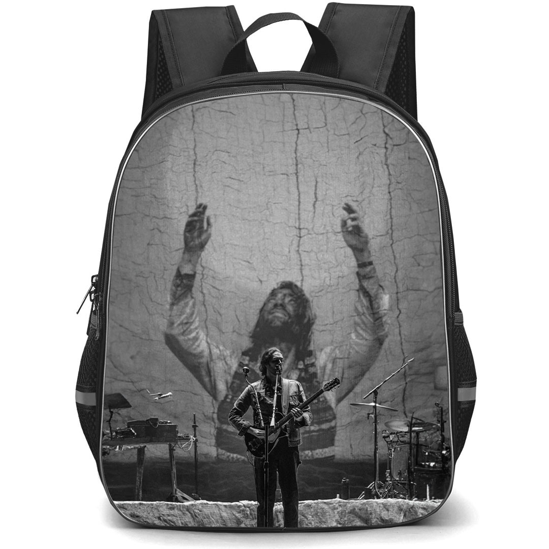 Hozier Backpack StudentPack - Hozier Stage Performance In Arizona Grayscale