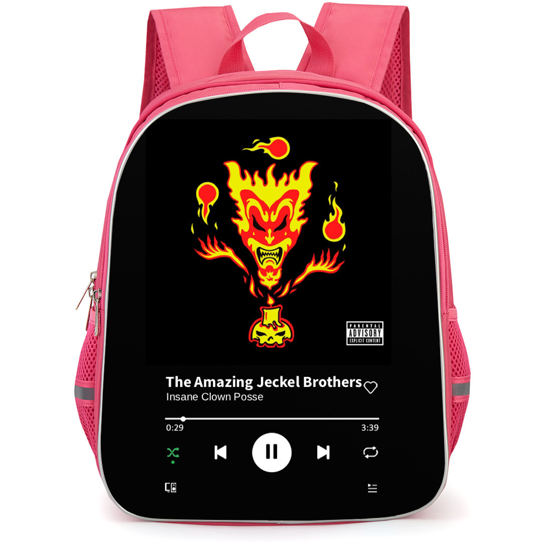 Insane Clown Posse Backpack School Bag StudentPack - Insane Clown Posse The Amazing Jeckel Brothers Orange Yellow Album Cover