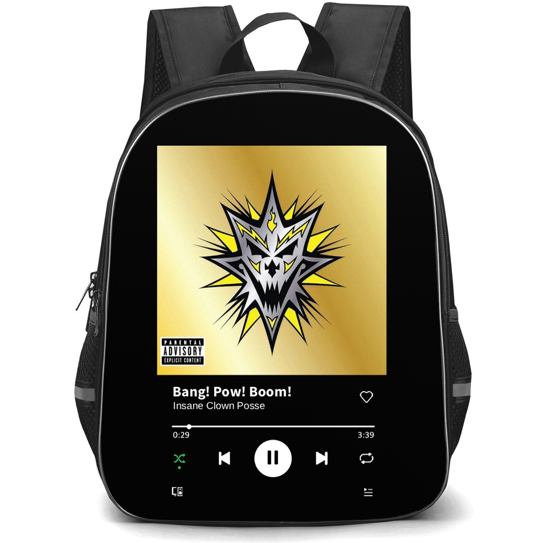 Insane Clown Posse Backpack School Bag StudentPack - Insane Clown Posse Bang! Pow! Boom! Album Cover