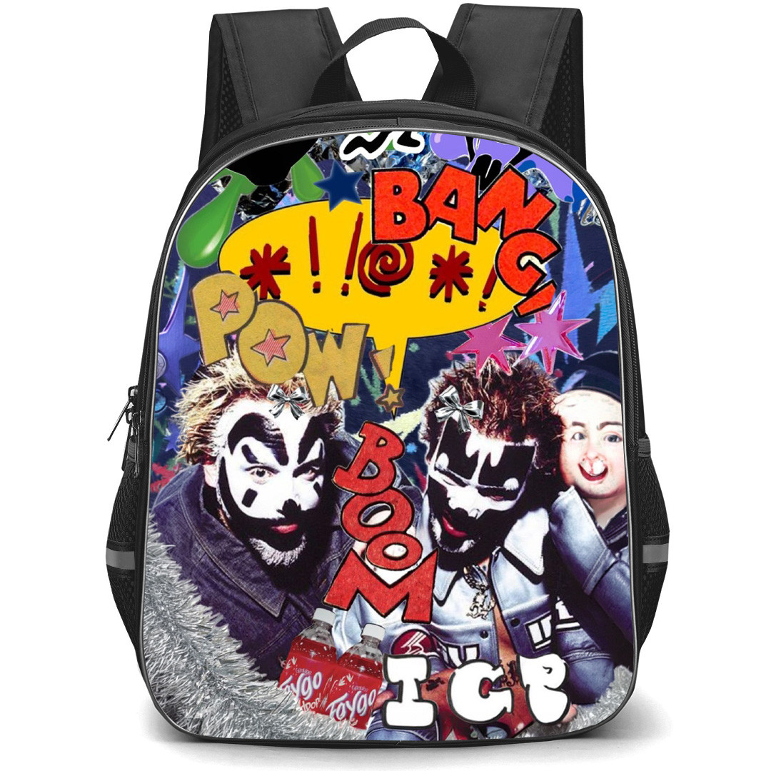 Insane Clown Posse Backpack School Bag StudentPack - Insane Clown Posse Bang! Pow! Boom! Collage