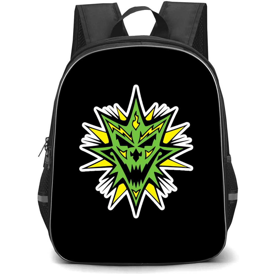 Insane Clown Posse Backpack School Bag StudentPack - Insane Clown Posse Bang! Pow! Boom! Green Sticker Art