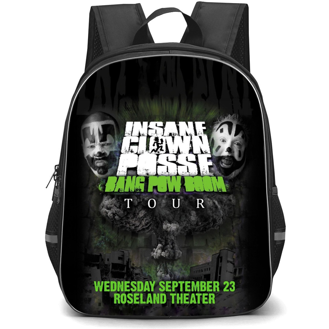 Insane Clown Posse Backpack School Bag StudentPack - Insane Clown Posse Bang! Pow! Boom! Tour Poster