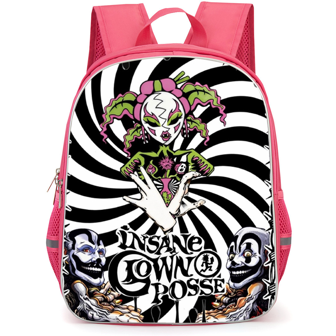 Insane Clown Posse Backpack School Bag StudentPack - Insane Clown Posse Collage Spiral Background
