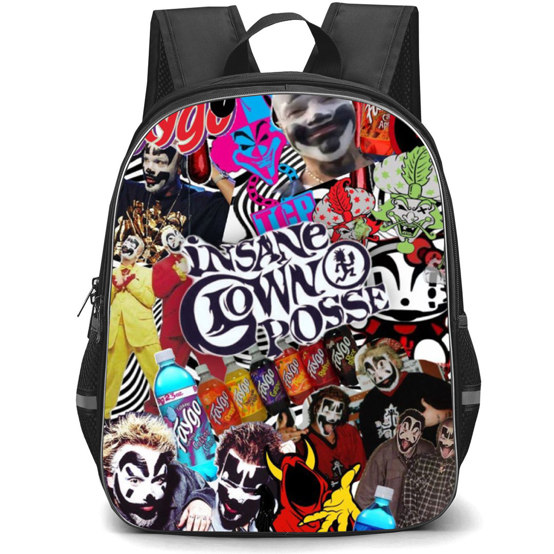 Insane Clown Posse Backpack School Bag StudentPack - Insane Clown Posse Faygo Collage