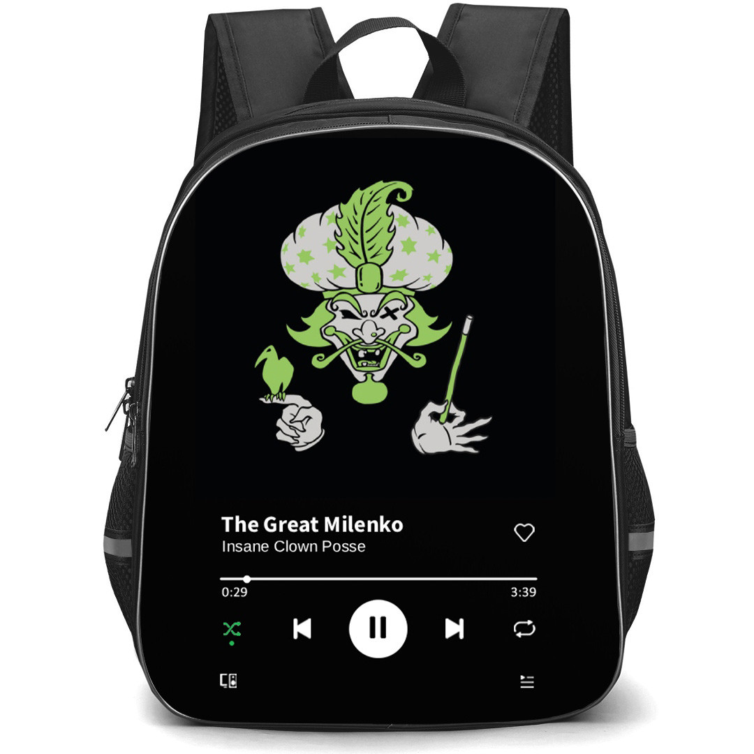 Insane Clown Posse Backpack School Bag StudentPack - Insane Clown Posse The Great Milenko Album Cover