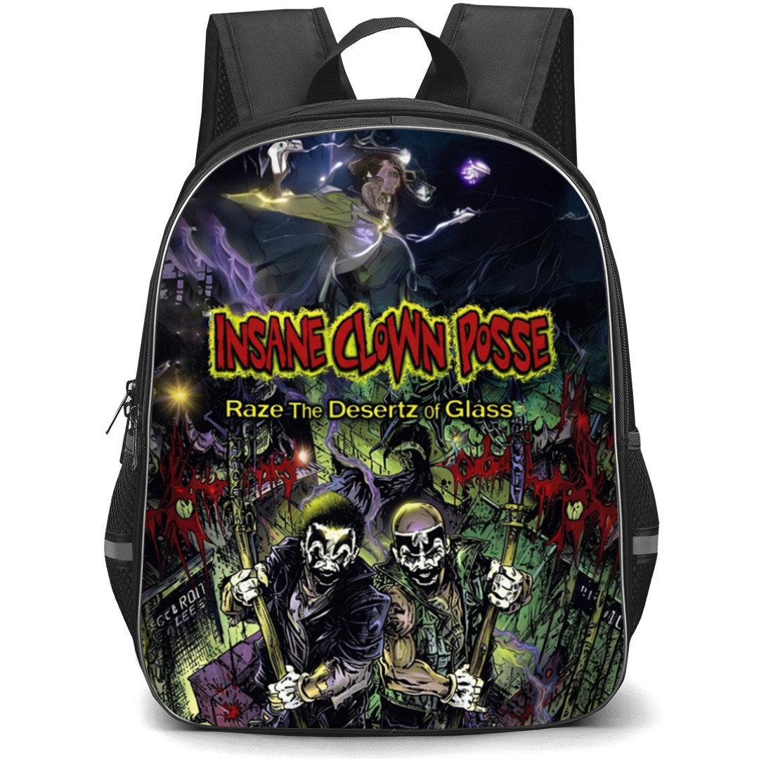 Insane Clown Posse Backpack School Bag StudentPack - Insane Clown Posse Raze The Desertz of Glass Comic Art