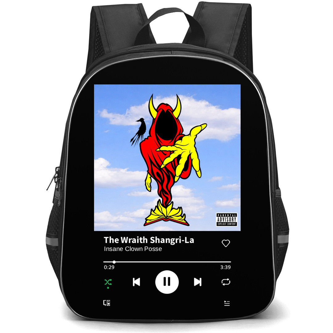Insane Clown Posse Backpack School Bag StudentPack - Insane Clown Posse The Wraith Shangri-La Album Cover