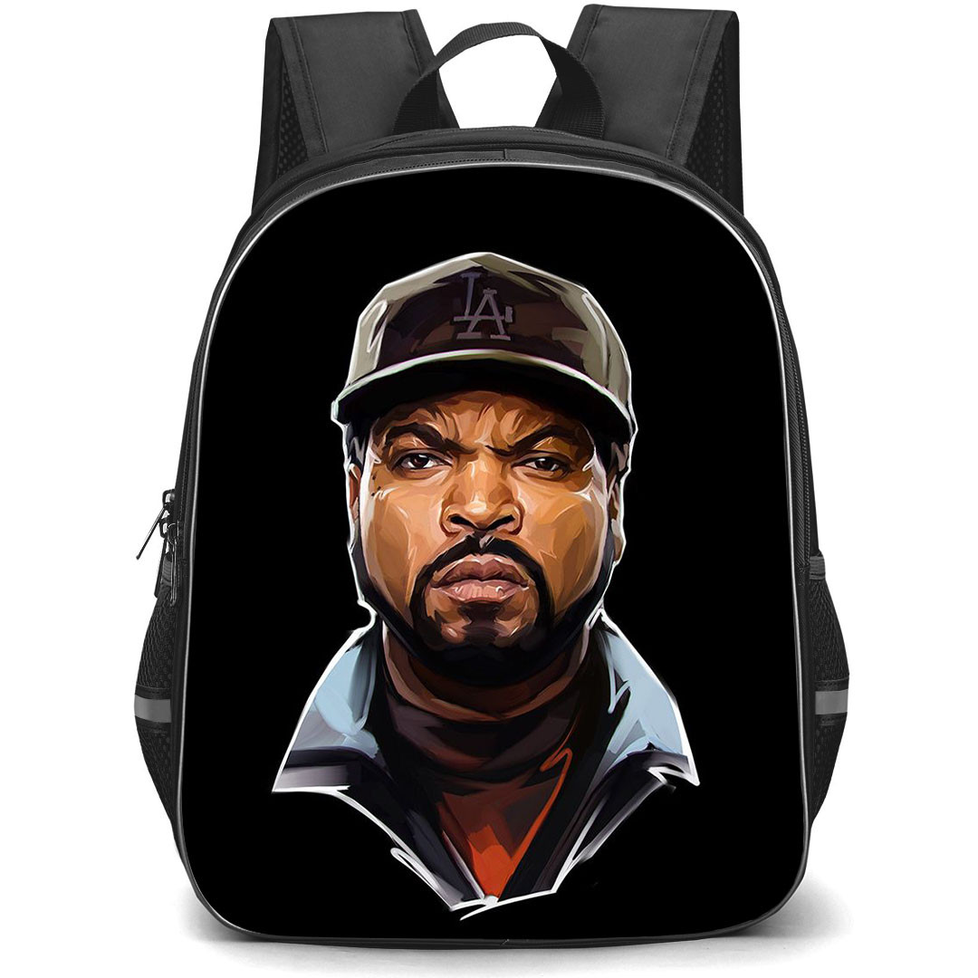 Ice Cube Backpack StudentPack - Ice Cube Crazy Art Via Viktor Gausa Poster