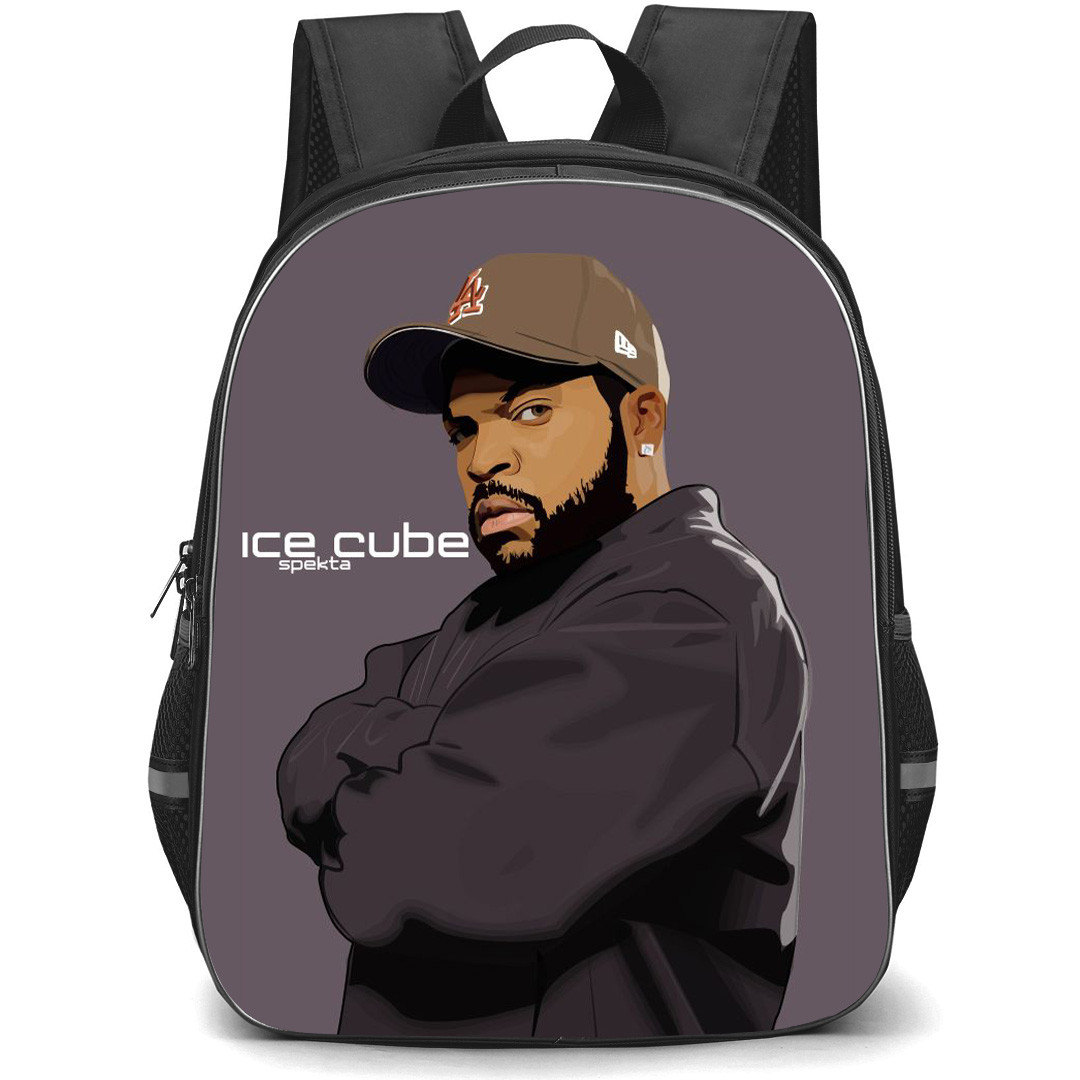 Ice Cube Backpack StudentPack - Ice Cube Side Portrait Illustration Art Sticker
