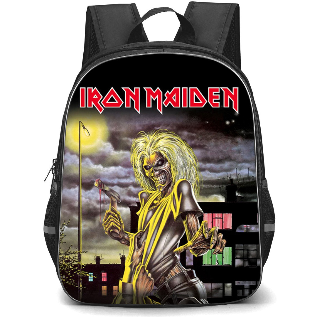 Iron Maiden Backpack School Bag StudentPack - Iron Maiden Axe Zombie Poster
