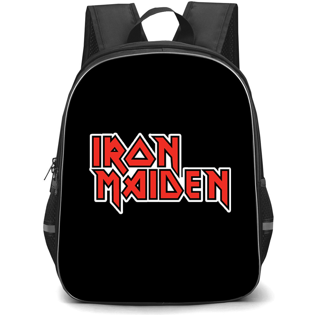 Iron Maiden Backpack School Bag StudentPack - Iron Maiden Classic Logo Sticker