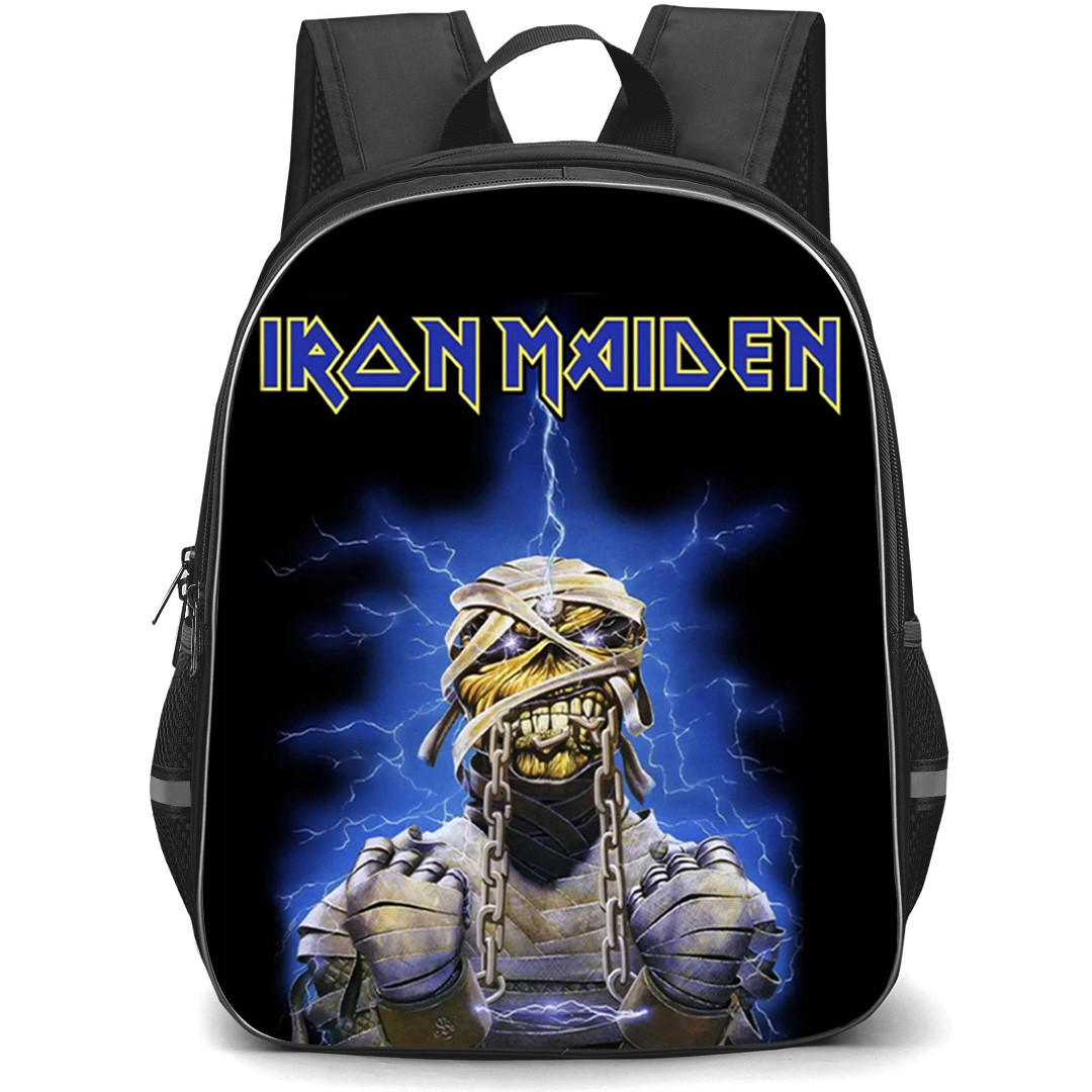 Iron Maiden Backpack School Bag StudentPack - Iron Maiden Mummy Poster